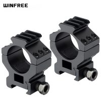 WINFREE 2PCs 30mm Scope Rings With Top Rail Med Profile Fits Picatinny Tactical Accessories