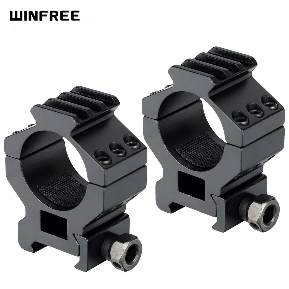 WINFREE 2PCs 30mm Scope Rings With Top Rail Med Profile Fits Picatinny Tactical Accessories