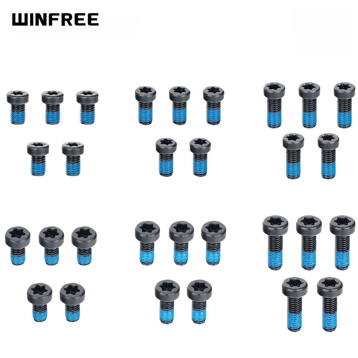 WINFREE Picatinny Rail Mounts Screws Standard Cap Head T15 Torx Include #6-48 and #8-40 Screws