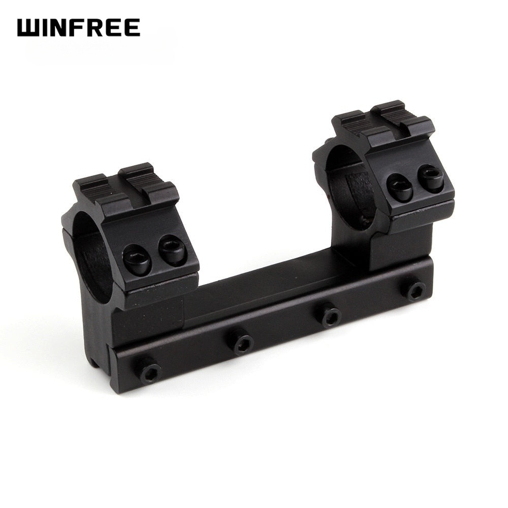 WINFREE 11mm Dovetail 1 inch Rifle Scope Rings with Stop Pin 10cm Long for .22 Airgun