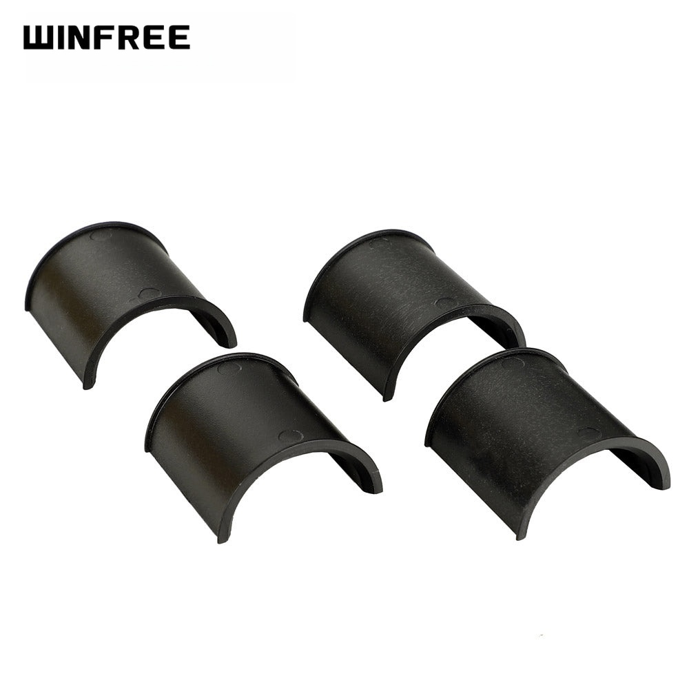 WINFREE Polymer 30mm to 1 inch/25.4mm Scope Rings Reducer, 1" Rifle Scope Rings Adapter Shims, 2 Sets