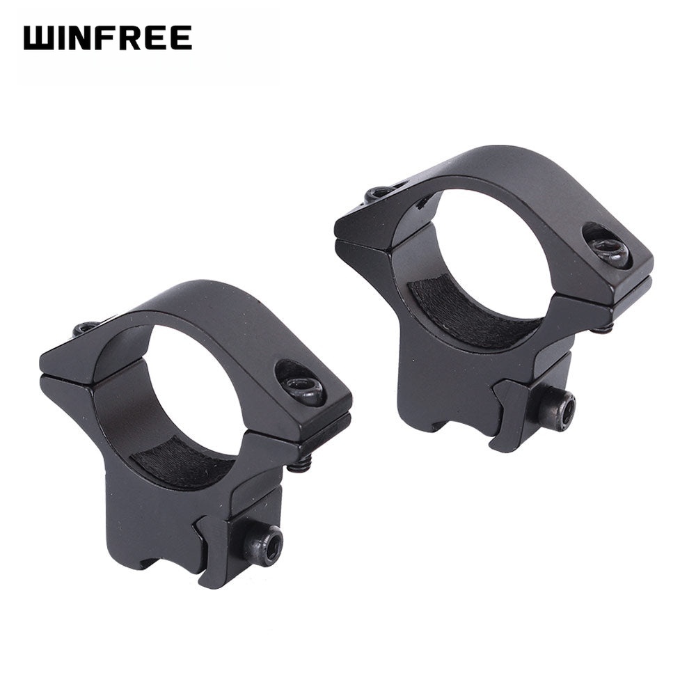 WINFREE 1 inch Rifle Scope Rings Med Profile 11mm Dovetail Mount for .22/Airgun