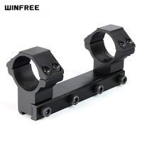 WINFREE 1 inch Integral Scope Rings Mount High Profile 12cm Long with Stop Pin for 11mm Dovetail Rail .22 Airgun