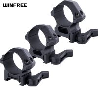 WINFREE ® High-end Pro Quick Release 30mm Picatinny Scope Rings 7075-T6 Aluminum - High Med Low Profile