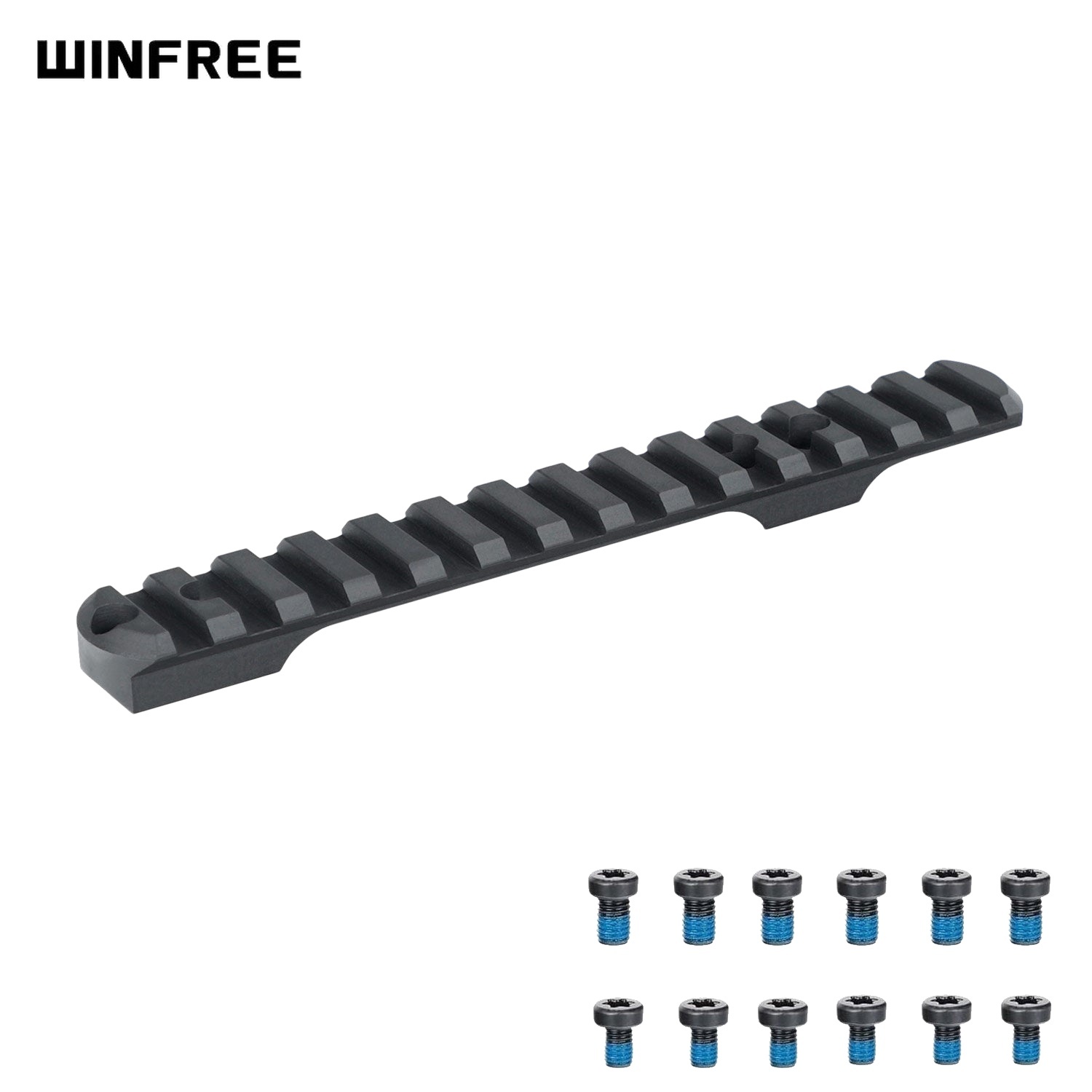 WINFREE ® Steel Picatinny Rail Scope Mount for Savage 93, 93R17, Mark II, Included 2 Set Screws #6-48 #8-40