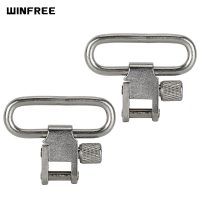 WINFREE ® Silver 1 inch Heavy Duty Sling Swivel - 2 Pack