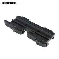 WINFREE ® Slide-to-Side Quick Release Scope Mount for Picatinny Rail Fiber Optic Sight