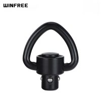 WINFREE ® Triangle Push Button Loop QD Sling Swivels for 2-Point Rifle Sling