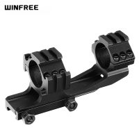 WINFREE Dual Use 30mm Cantilever Rifle Scope Mount with Top Picatinny Rail