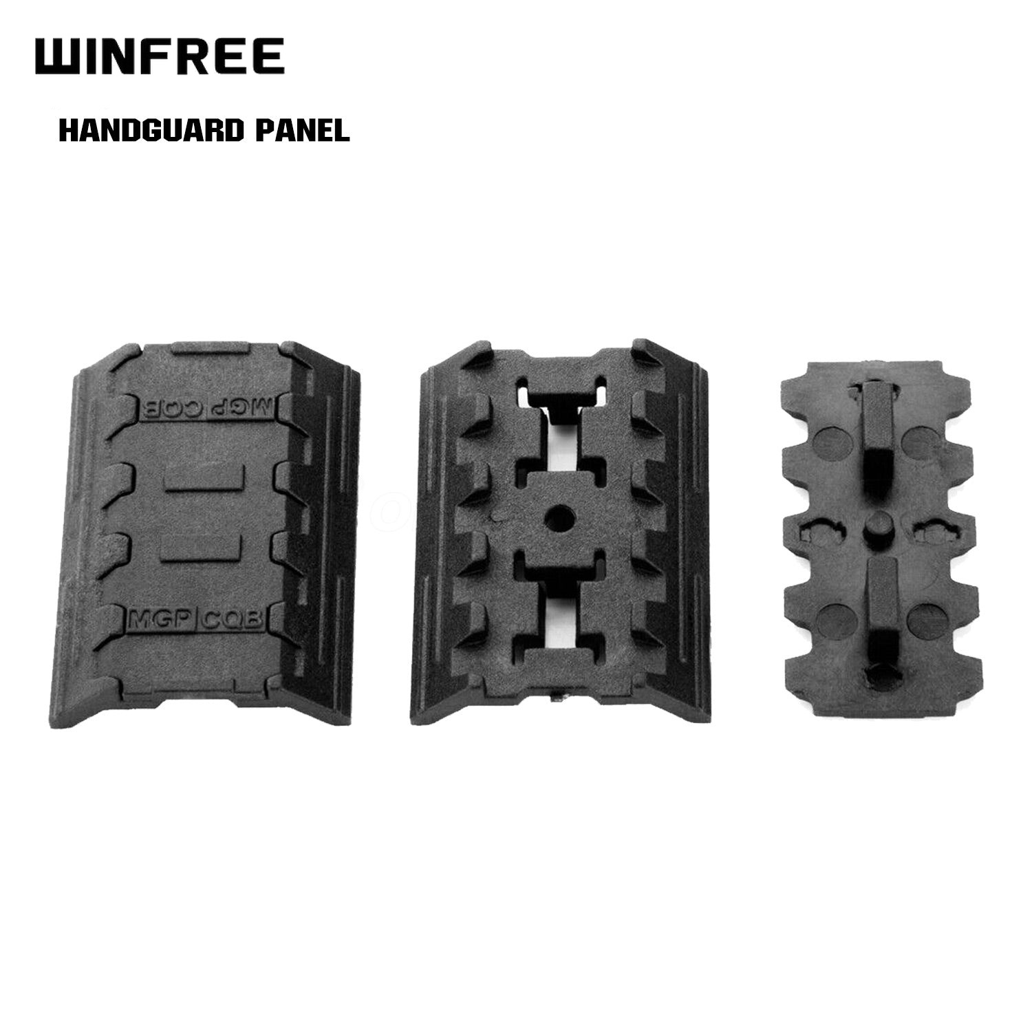 WINFREE ® M-LOK Rail Covers Polymer Handguard Panel Set - Pack of 12 - Image 3