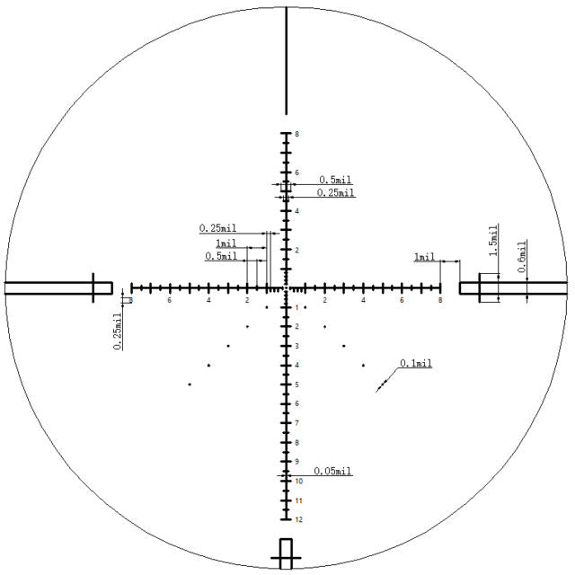 WINFREE® LR 1-6X24 FFP Compact Rifle Scopes Budget 1-6x LPVO Optics for AR15 - Image 15