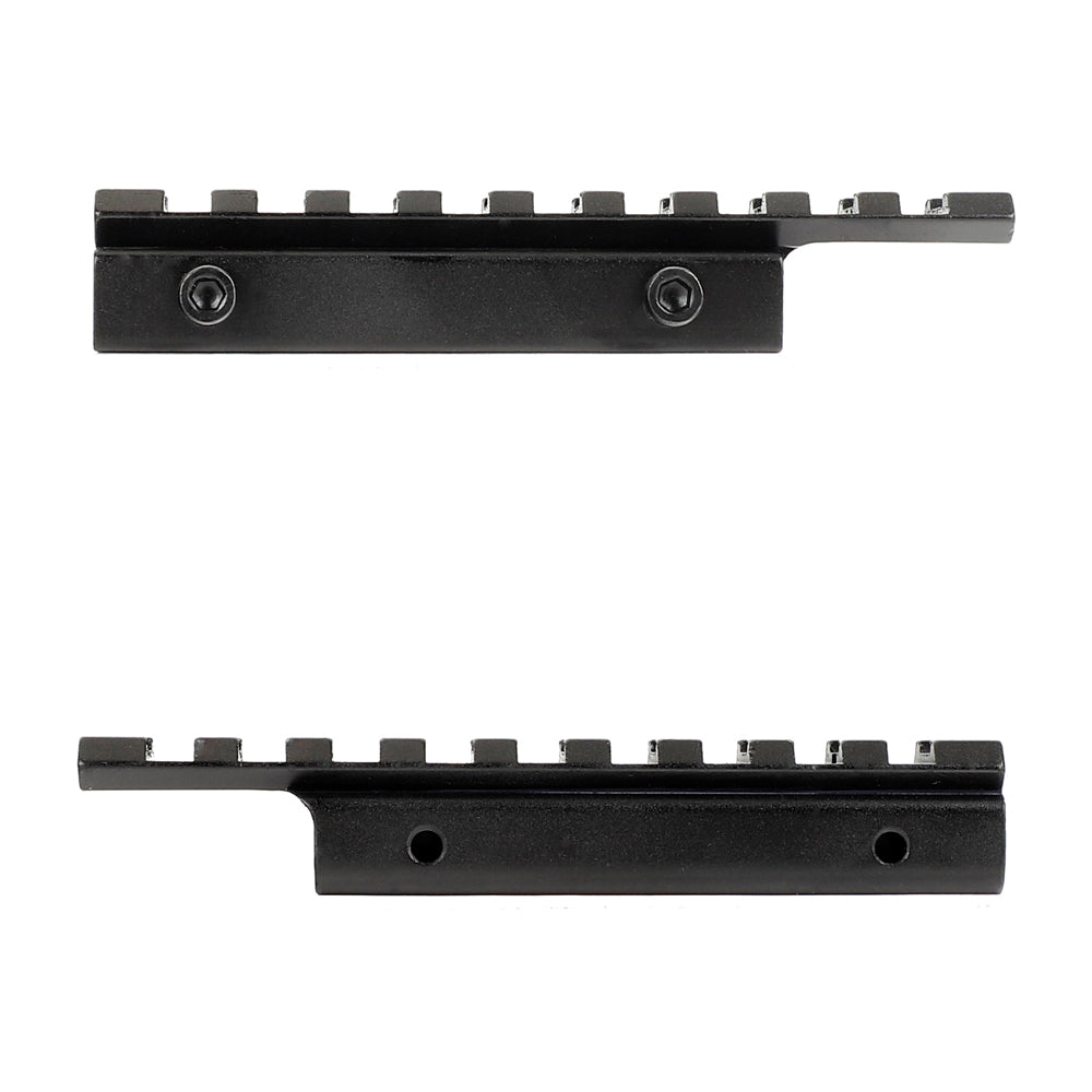 WINFREE ® 11mm Dovetail to Picatinny Rail Adapter Convert Mount with Stop Pin - 9 Slot - Image 5