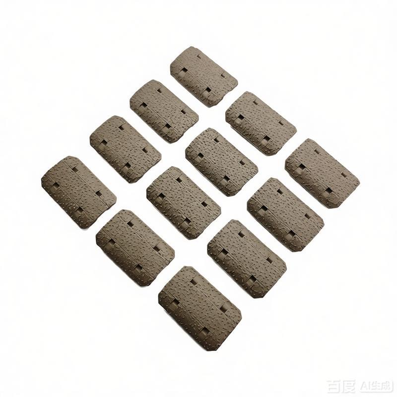 WINFREE ® M-LOK Rail Covers Snap-in Handguard Cover - fde, 12 PCS - Image 4