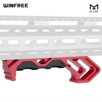 WINFREE AR-15/AR-10 M-Lok Handstop Barricade Stop Aluminum - Red