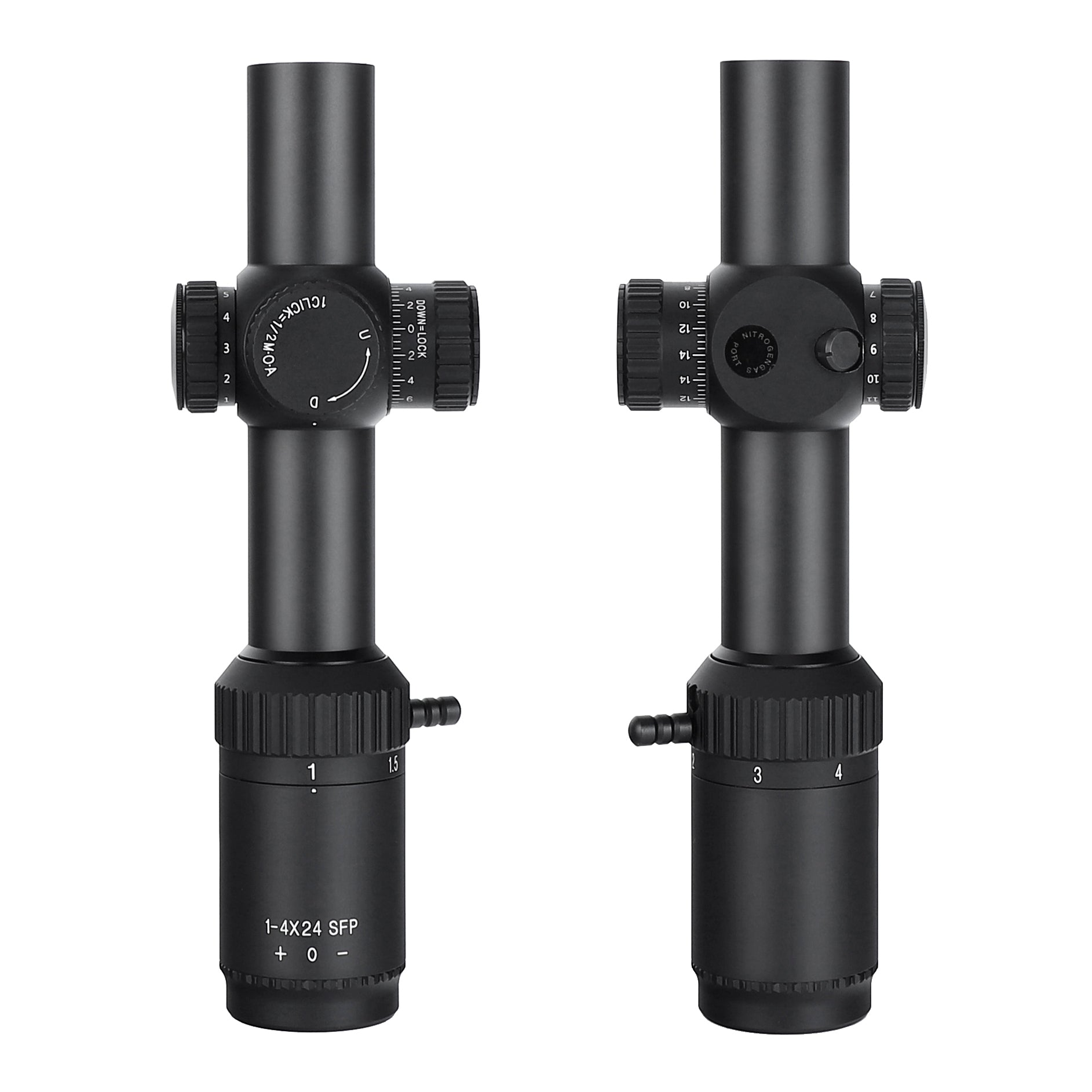WINFREE® WR 1-4X24 SFP Compact Rifle Scope 1-4x LPVO Optics - Image 12