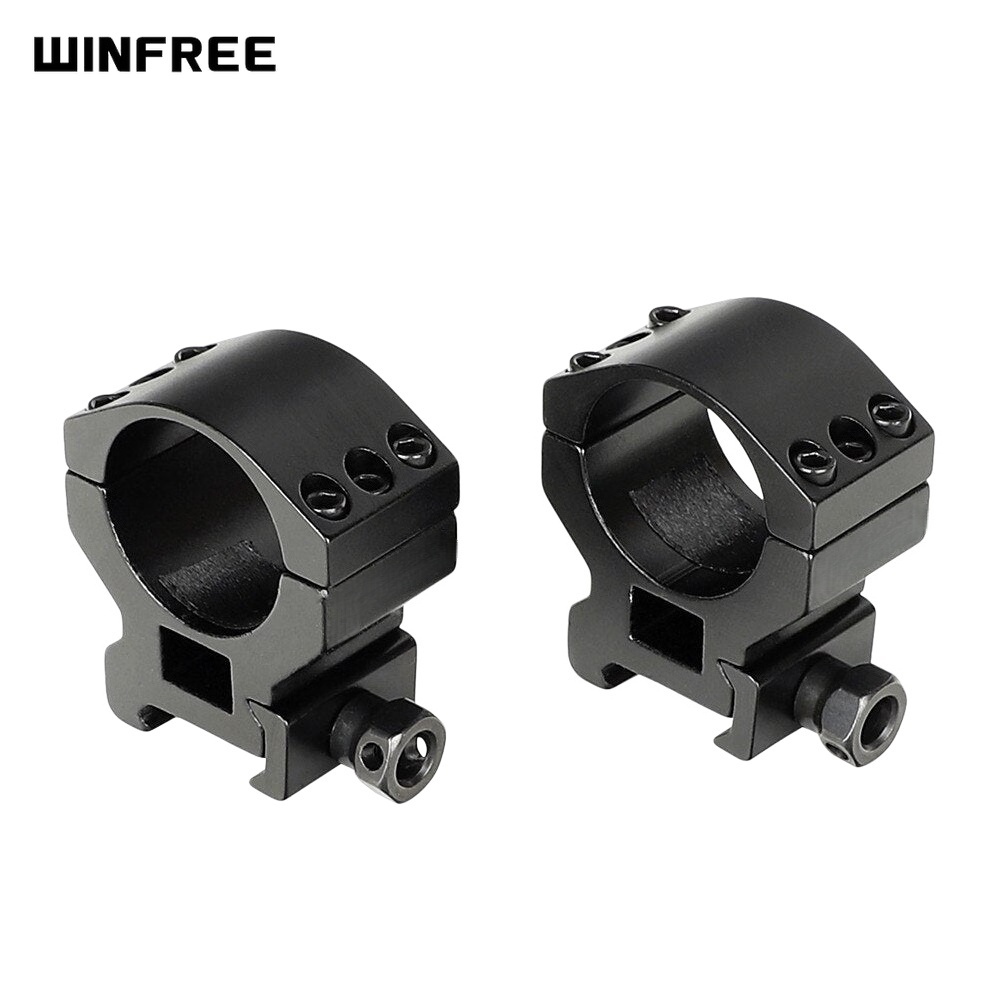 WINFREE 1 inch 30mm Scope Rings with Stop-pin fits All Picatinny Rails 2PCs - Medium Profile - Image 5