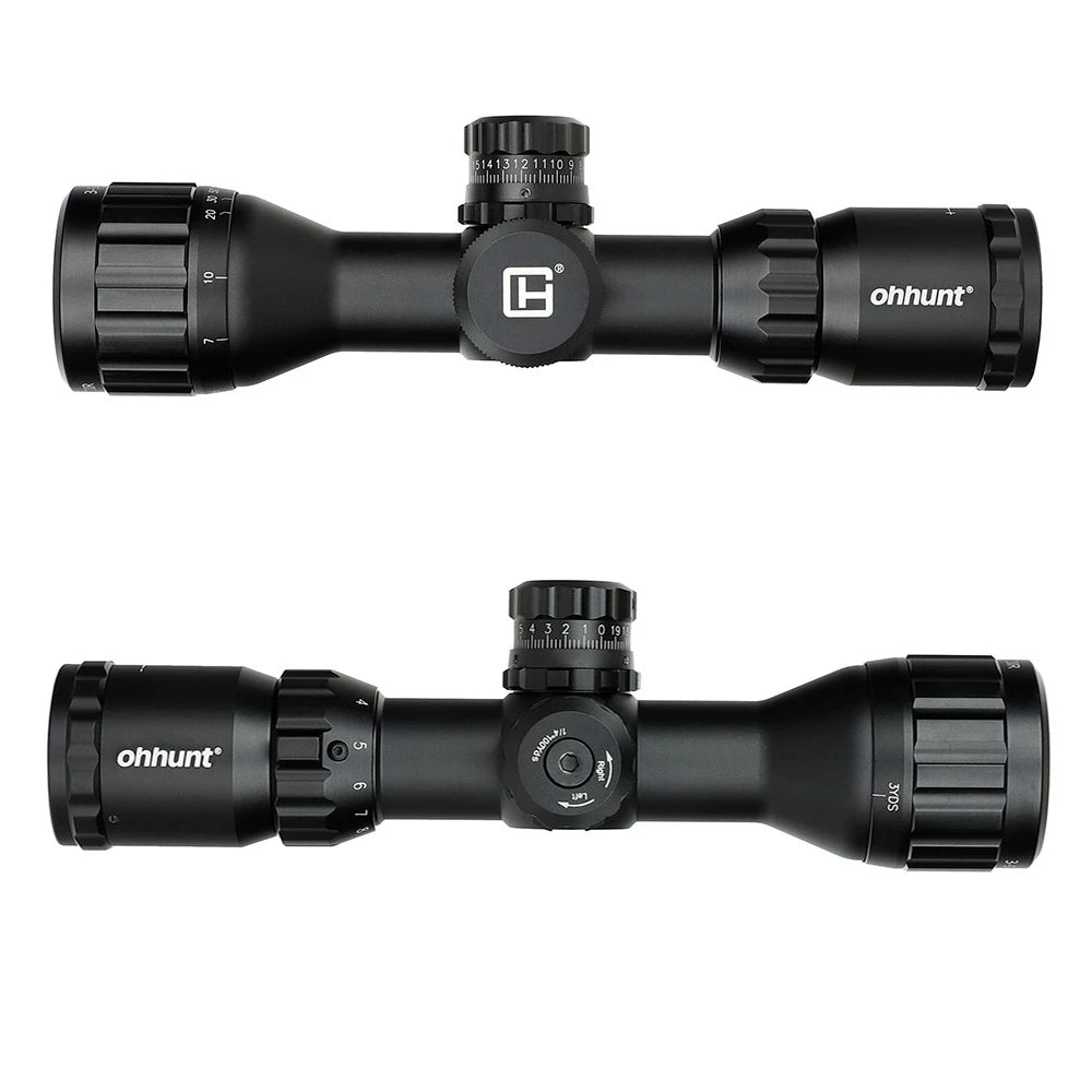 WINFREE 3-9X32 AOCE Compact Rifle Scope 1/2 Half Mil Dot Illuminated RG Turrets Locking with Sunshade - Image 14