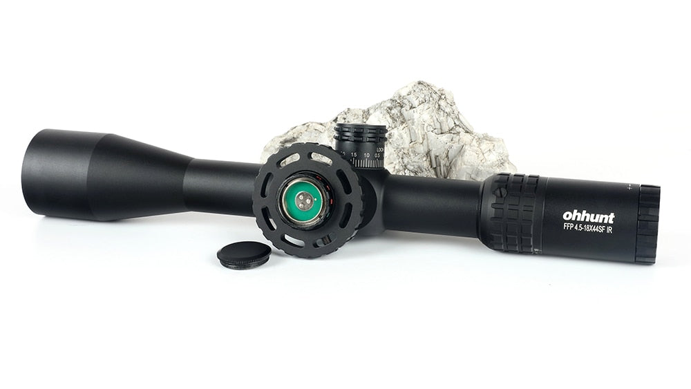 WINFREE® 4.5-18X44 SFIR Tactical FFP Rifle Scopes Side Parallax R/G Glass Etched Reticle Lock Reset - Image 12