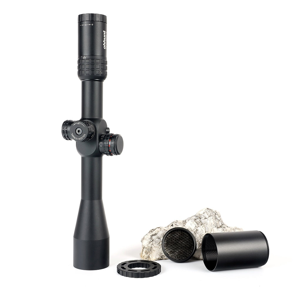 WINFREE® 4.5-18X44 SFIR Tactical FFP Rifle Scopes Side Parallax R/G Glass Etched Reticle Lock Reset - Image 10