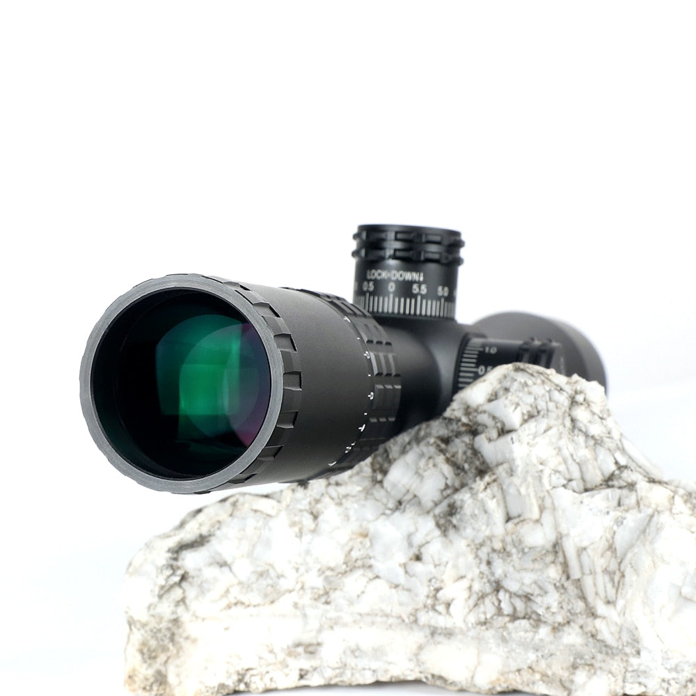 WINFREE® 4.5-18X44 SFIR Tactical FFP Rifle Scopes Side Parallax R/G Glass Etched Reticle Lock Reset - Image 8