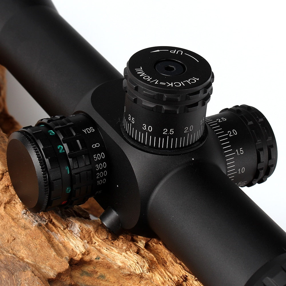 WINFREE® 4.5-18X44 SFIR Tactical FFP Rifle Scopes Side Parallax R/G Glass Etched Reticle Lock Reset - Image 13