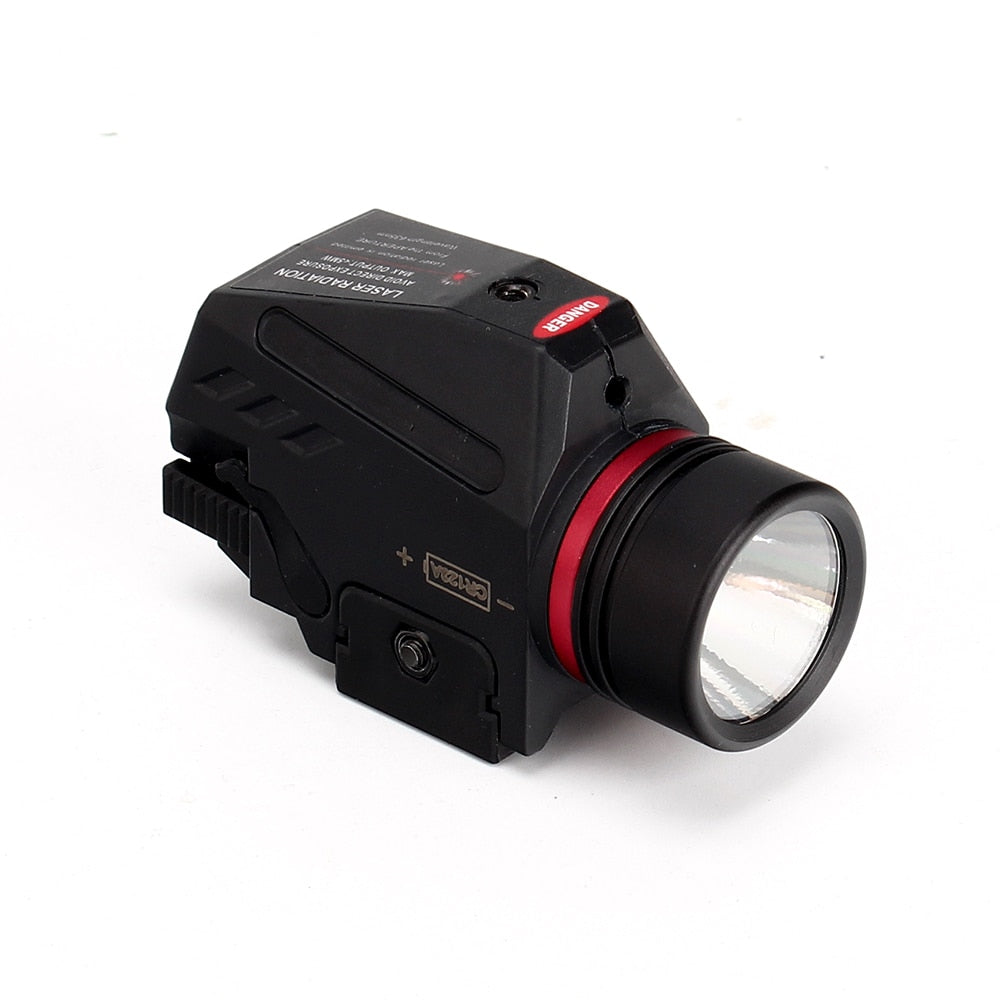 WINFREE Tactical 150 Lumen Red LED Flashlight Integrated Combo For AR AK Picatinny Rail system - Image 6