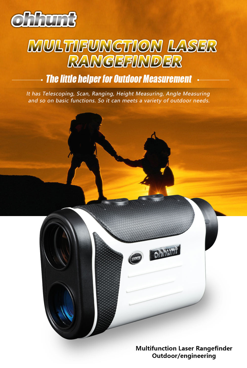 WINFREE Multifunction Rangefinders 8X 600M 800M 1500M Golf Monocular Range Finder Distance Meter Outdoor Measuring - Image 13