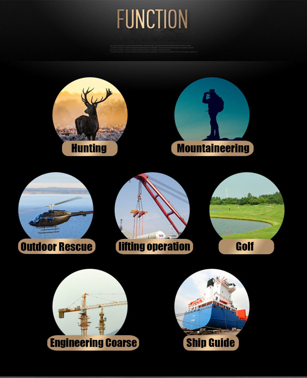 WINFREE 8X 600M/800M/1500M Multifunction Rangefinders Golf Monocular Range Finder Outdoor Measuring - Image 22