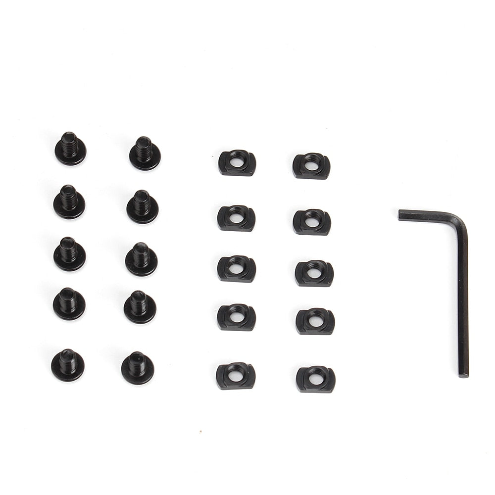 WINFREE M-LOK Screw T-Nut Replacement Set mlok Hardware for Rail Sections 10-Pack - Image 4