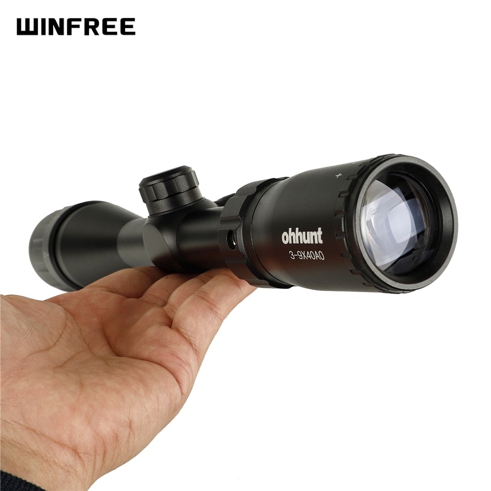 WINFREE 3-9x40 AO Hunting Rifle Scope Mil Dot Reticle - Image 13