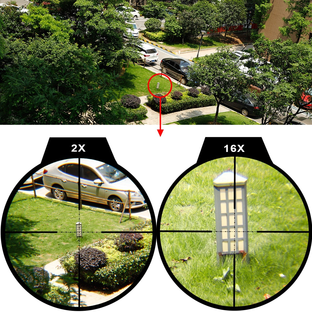 WINFREE® LR 2-16x50 SFIR Tactical Rifle Scope Glass Etched Reticle Side Parallax Turrets Lock Reset Large Hand Wheel - Image 9