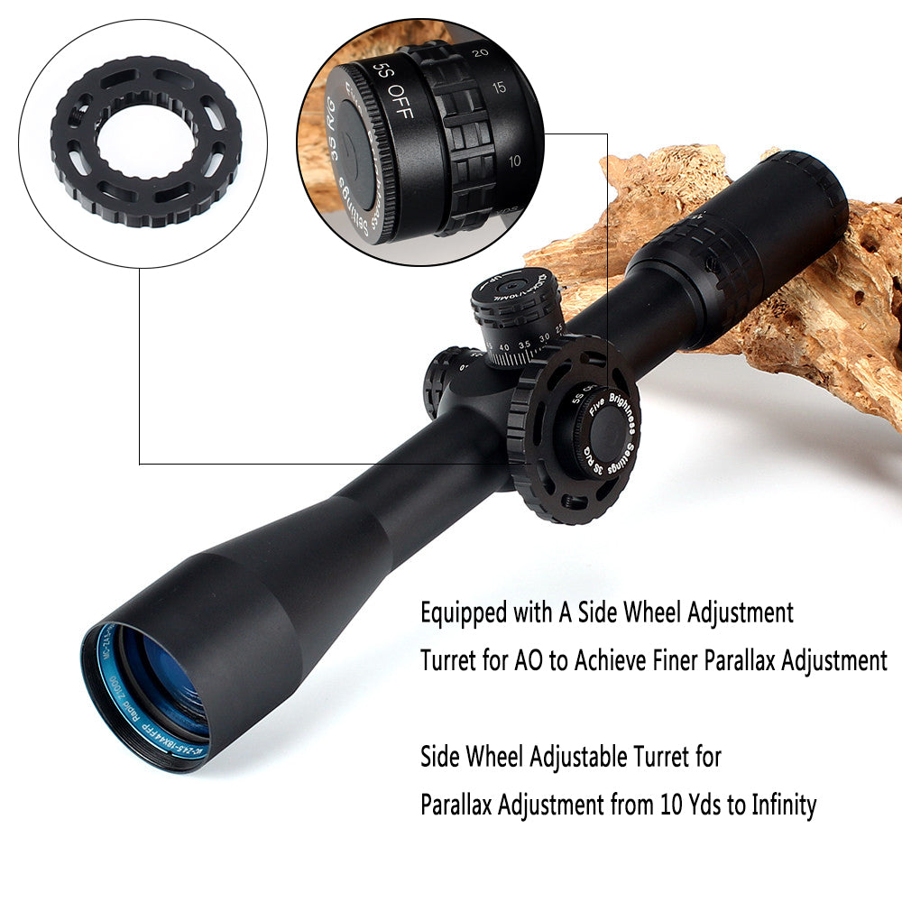 WINFREE MC-Z 4.5-18X44 FFP Rifle Scope Side Parallax Lock Reset Tactical Scope - Image 10