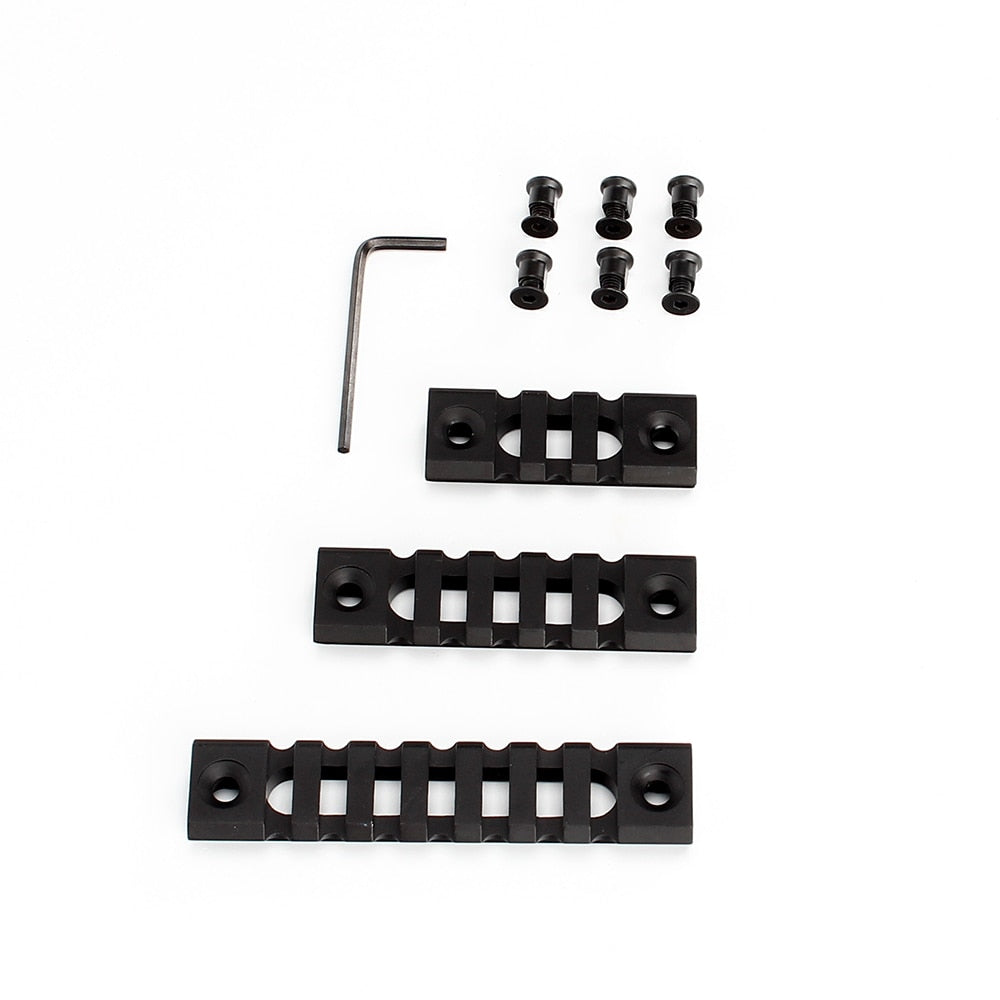 WINFREE Keymod Picatinny Rail Section Aluminum 3 Pcs - 3 Slot 5 Slot 7 Slot - Image 3