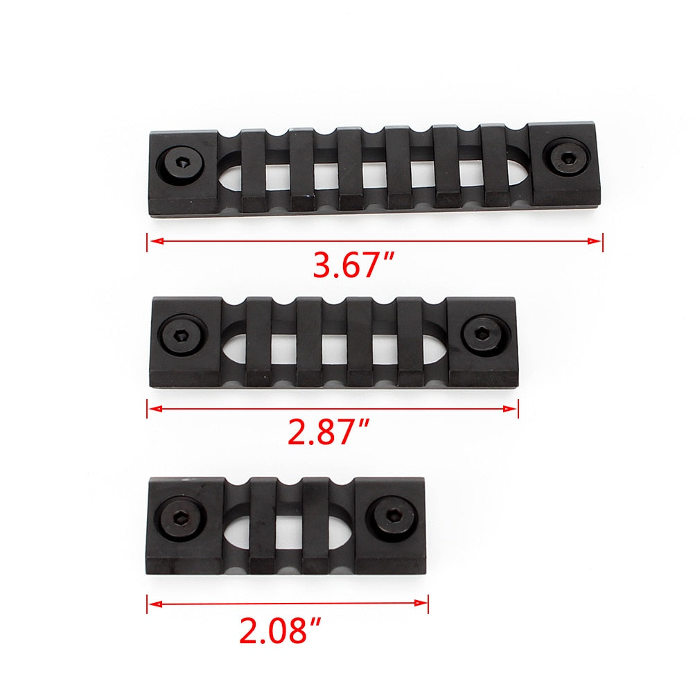 WINFREE Keymod Picatinny Rail Section Aluminum 3 Pcs - 3 Slot 5 Slot 7 Slot - Image 5