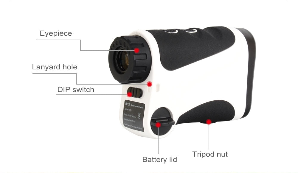 WINFREE 6X Rangefinders 600M Monocular Multifunction LRF Range Finder Distance Meter Echo Sounder - Image 16
