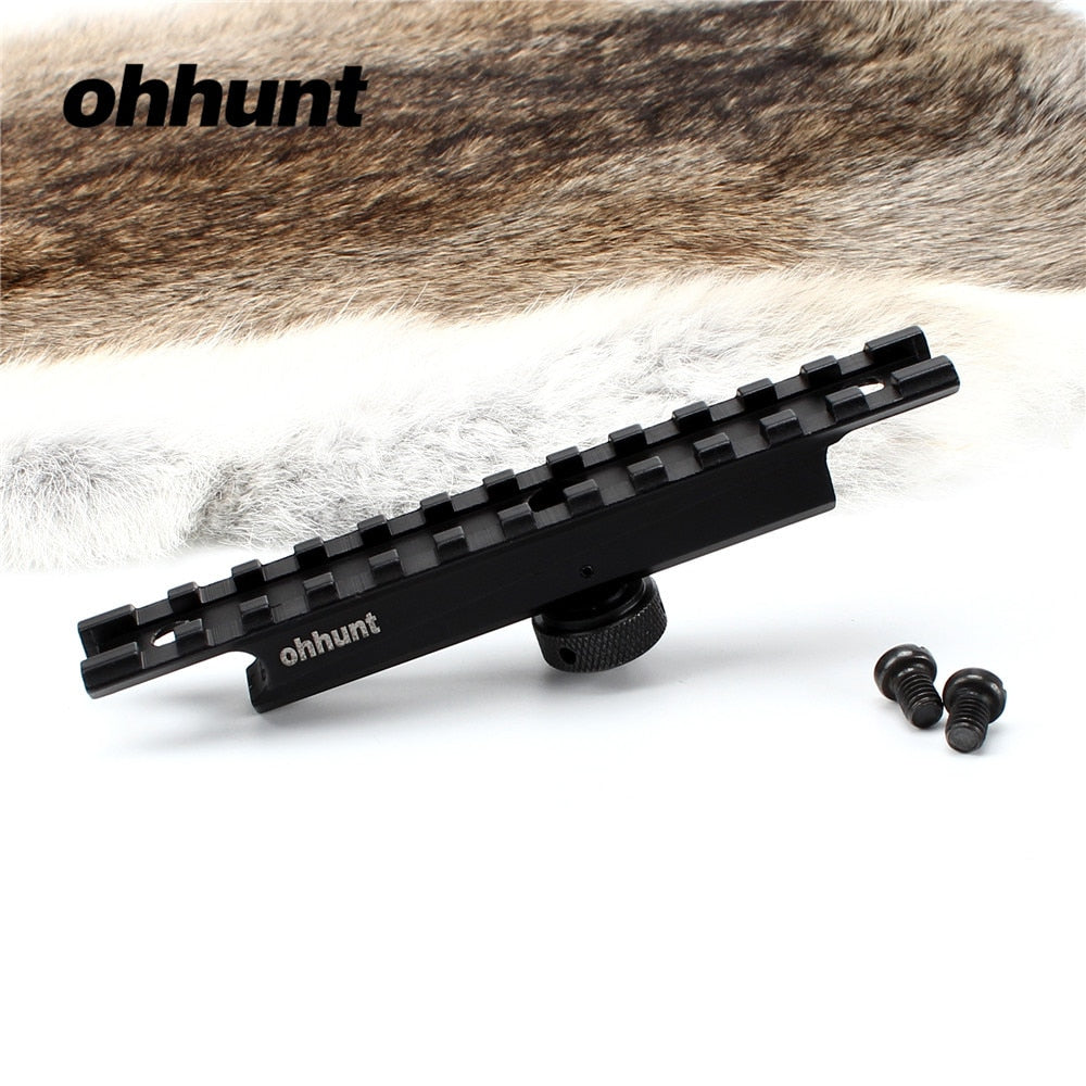 WINFREE Standard AR Carry Handle Rail Mount 12 Slots Picatinny Rail Scope Mount Base - Image 2