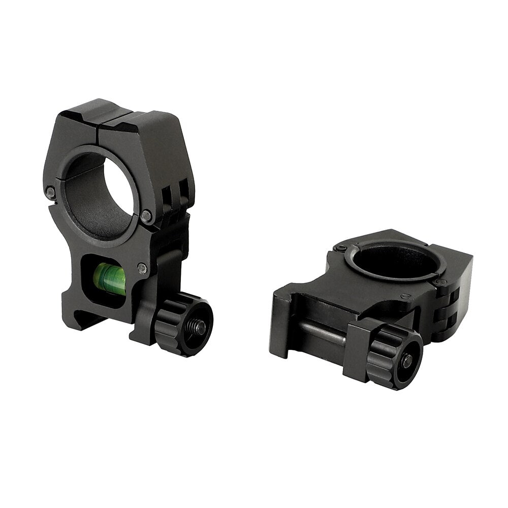 WINFREE 1 inch Picatinny 30mm Scope Rings Mount with Bubble Level 2Pcs Rilfescopes Mounts - Image 5