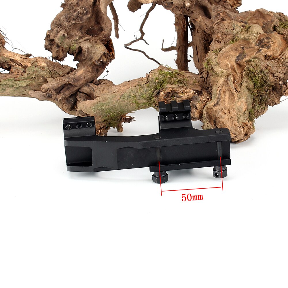 WINFREE Dual Use 30mm Cantilever Rifle Scope Mount with Top Picatinny Rail - Image 3