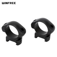 WINFREE Steel 30mm Picatinny Scope Rings Low Profile 2PCs