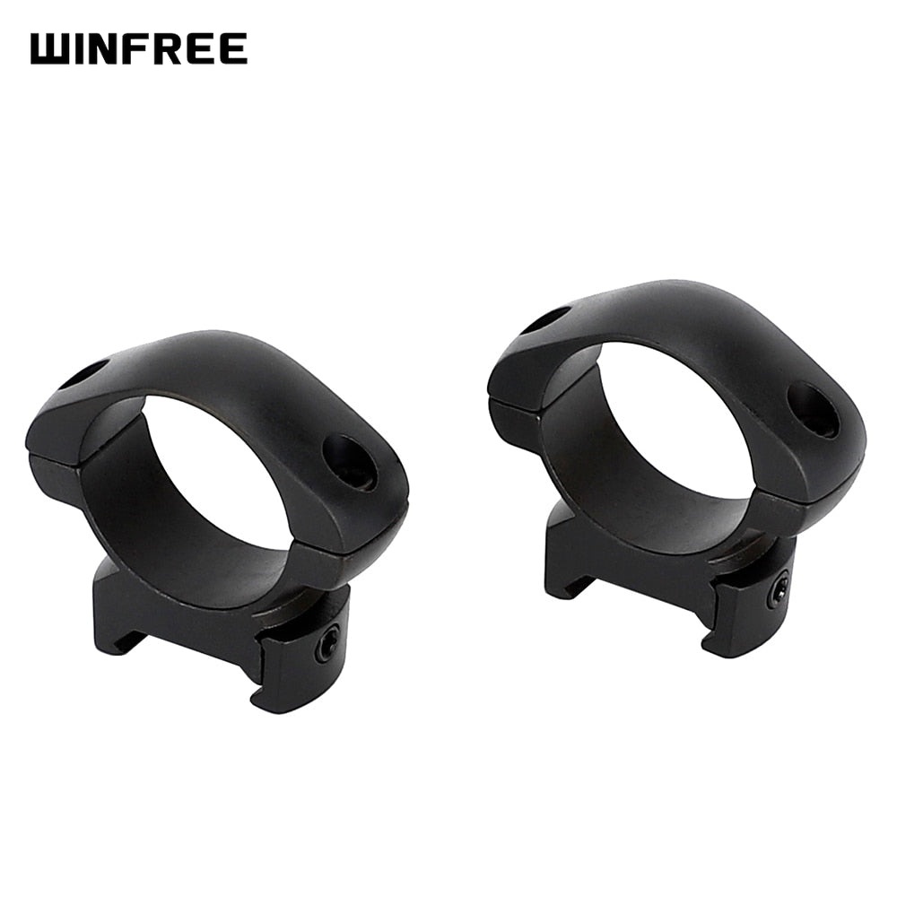 WINFREE Steel 30mm Picatinny Scope Rings Low Profile 2PCs - Image 2