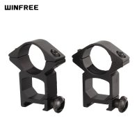 WINFREE 1 inch Picatinny Rifle Scope Rings Mount High Profile 2PCs
