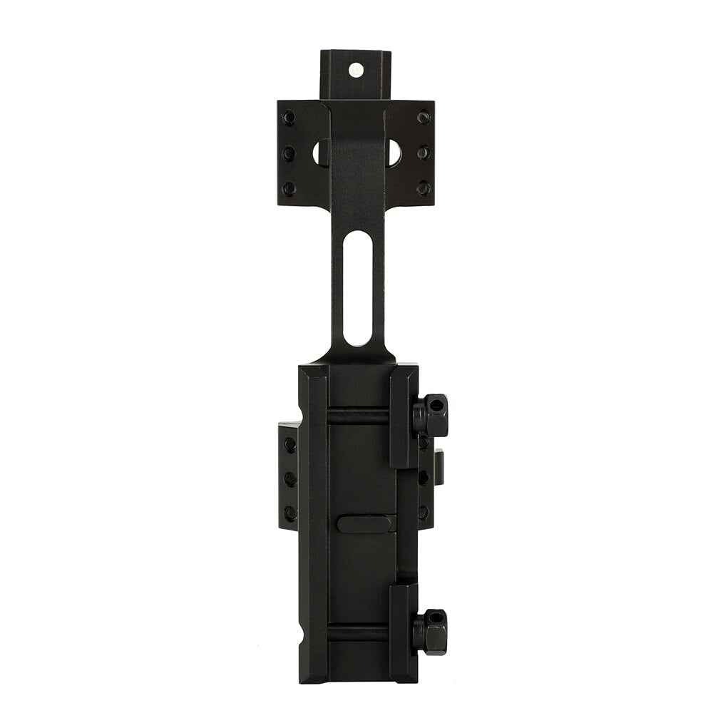 WINFREE Rock-Solid Bi-direction 25.4mm 30mm Offset Rifle Scopes Mount Top with Bubble Level Compass Picatinny Rail - Image 3