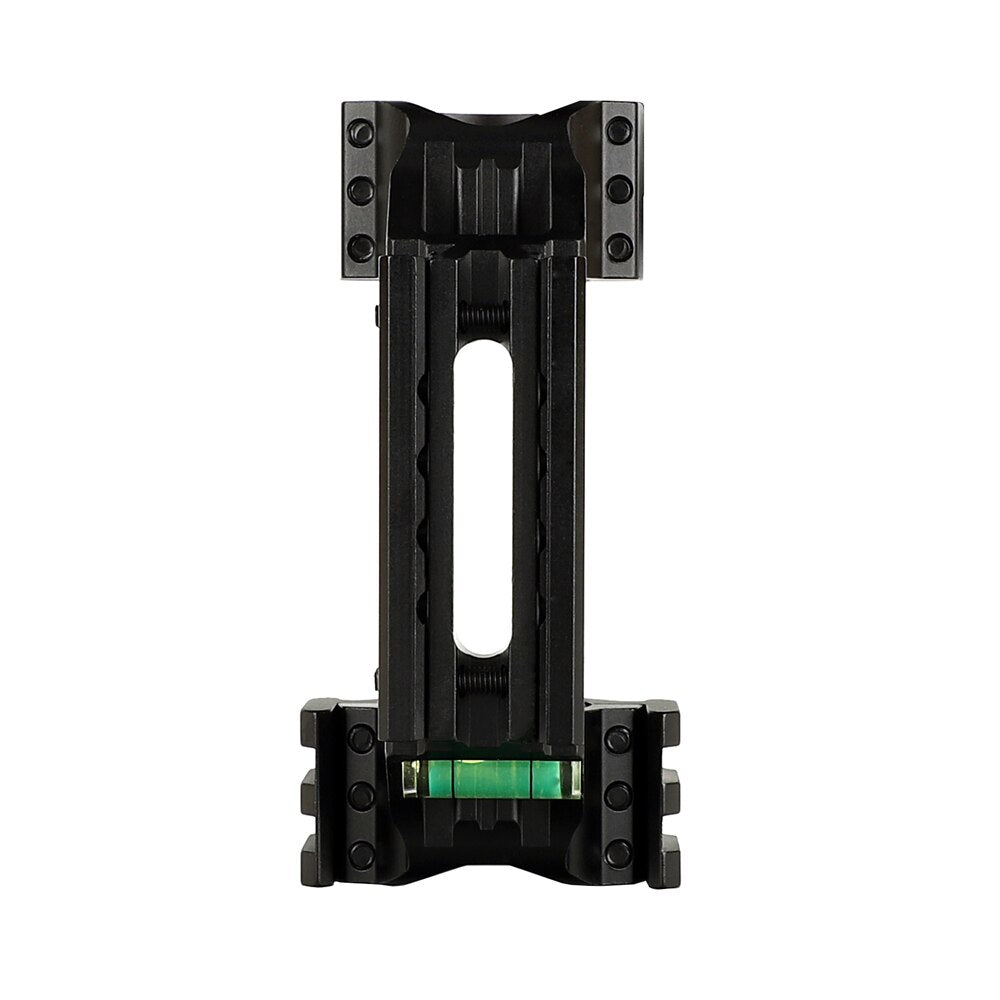 WINFREE 1 inch 30mm Diameter 11mm 3/8" Dovetail 20mm Picatinny Rifle Scope Mount with Bubble Level Extra Rail - Image 6