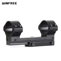 WINFREE 1 inch 30mm High Profile 11mm Dovetail Scope Rings for Airgun with Stop Pin Windage Elevation Adjustable