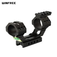 WINFREE 11mm 3/8" Dovetail Picatinny 1 inch 30mm Mount Rail Bubble Level with Top Rail