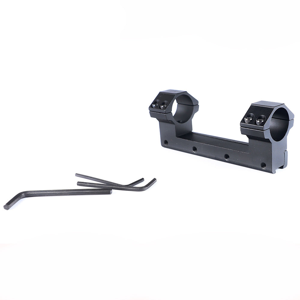 WINFREE 1 inch Integral Scope Rings Mount High Profile 12cm Long with Stop Pin for 11mm Dovetail Rail .22 Airgun - Image 4