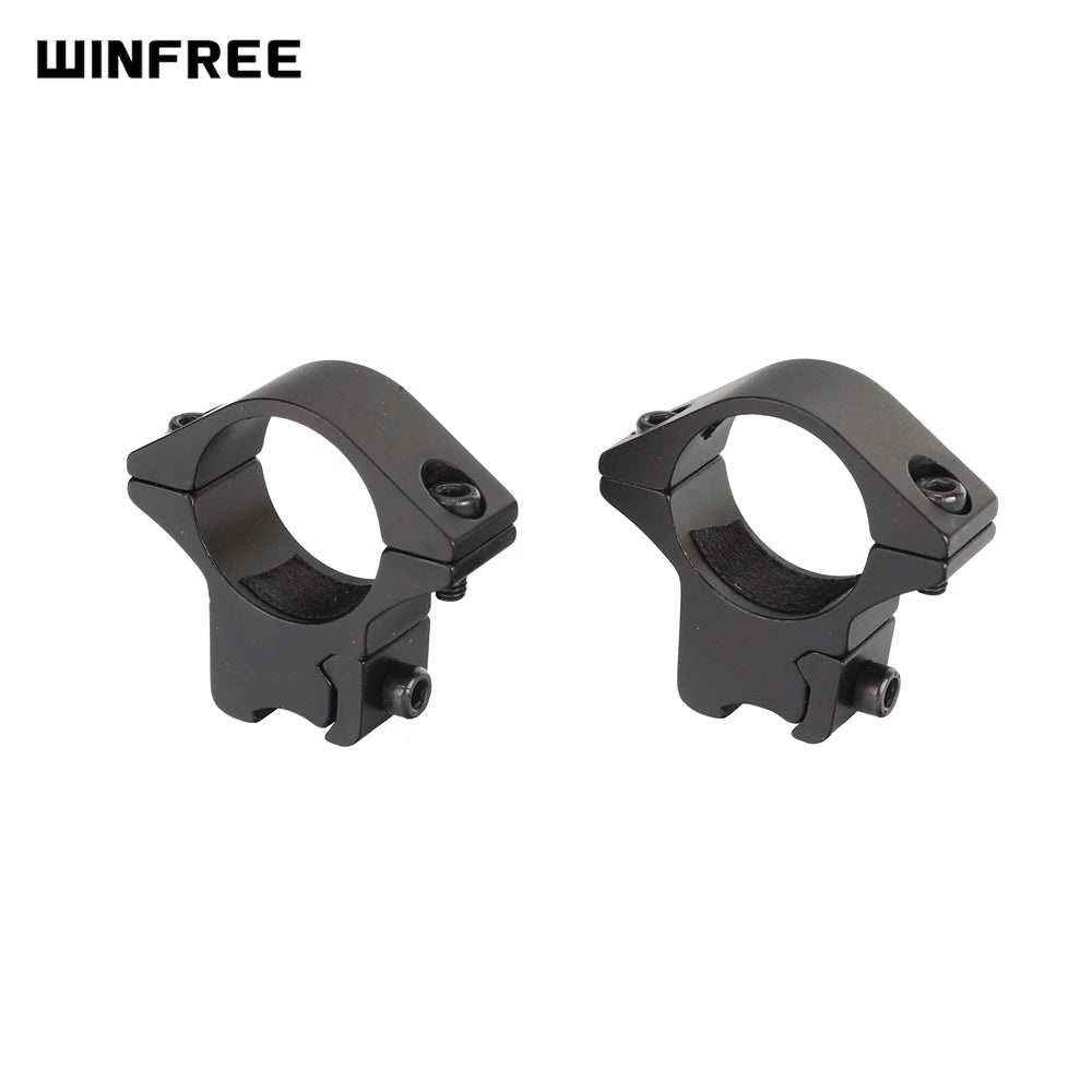 WINFREE 1 inch Rifle Scope Rings Med Profile 11mm Dovetail Mount for .22/Airgun - Image 2