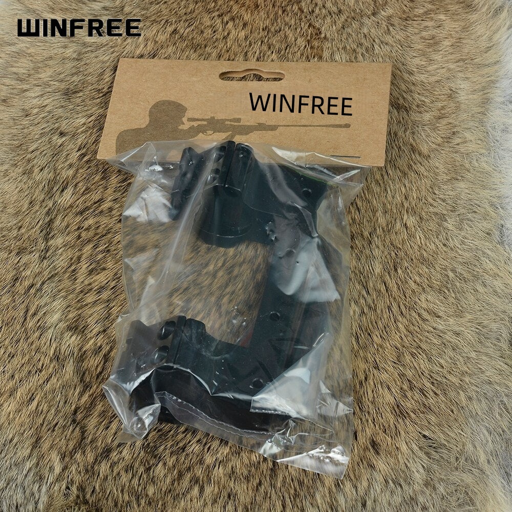 WINFREE 11mm Dovetail 1 inch Rifle Scope Rings with Stop Pin 10cm Long for .22 Airgun - Image 6