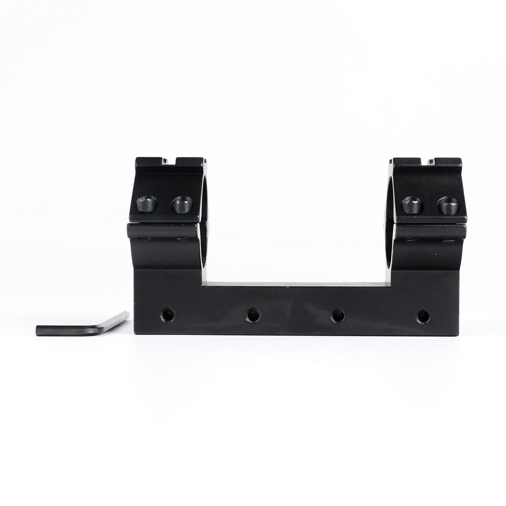 WINFREE High Profile 11mm Dovetail 30mm Scope Mount 10cm Long with Stop Pin and Top Picatinny Rail - Image 5