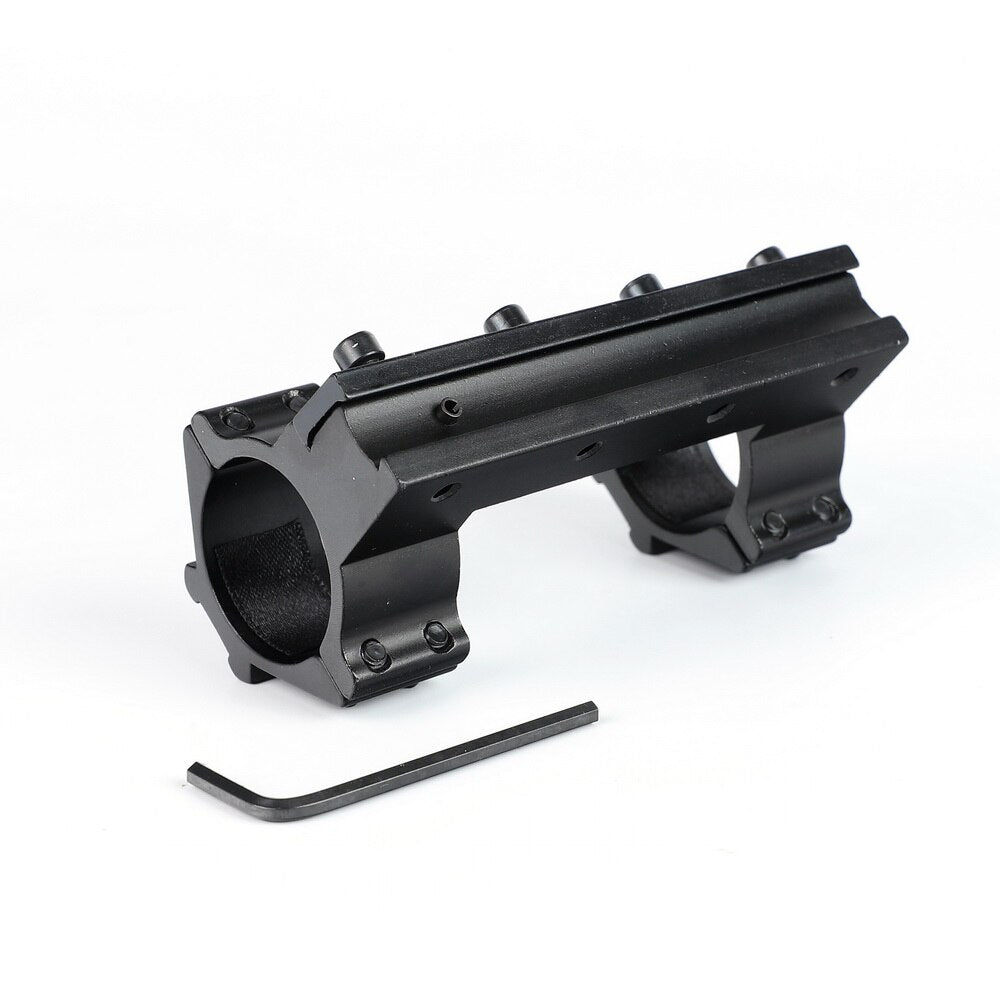 WINFREE High Profile 11mm Dovetail 30mm Scope Mount 10cm Long with Stop Pin and Top Picatinny Rail - Image 6
